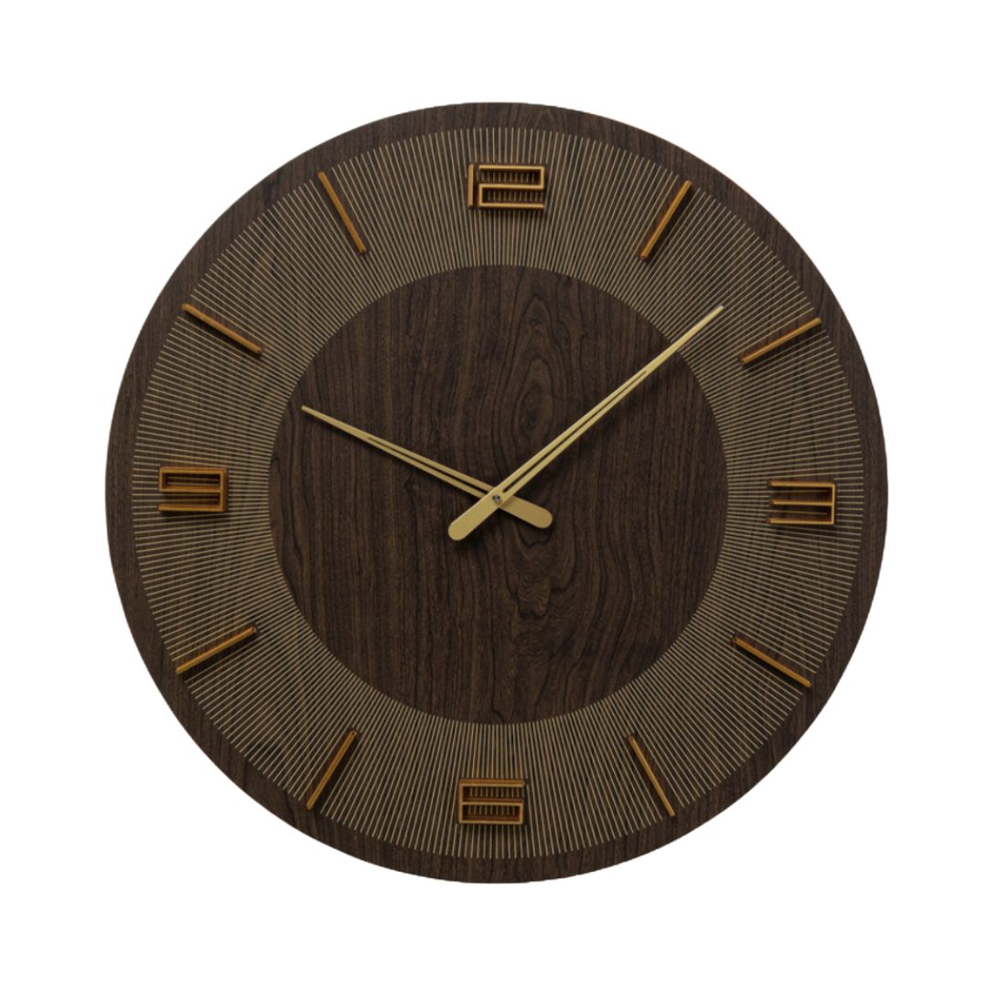 53214 Wall Clock Levi Brown Ø60cm