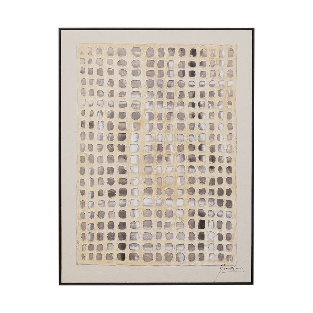 56154 Framed Picture Glitter Curtain 120x90cm