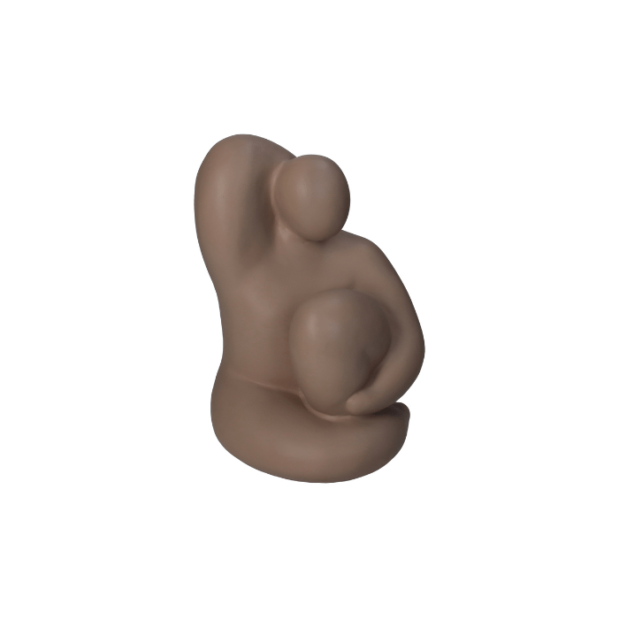 Ornament Woman Beige 27x18x19cm