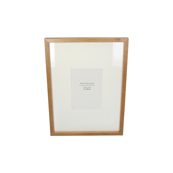 Photo Frame Rubberwood Natural 13x18cm