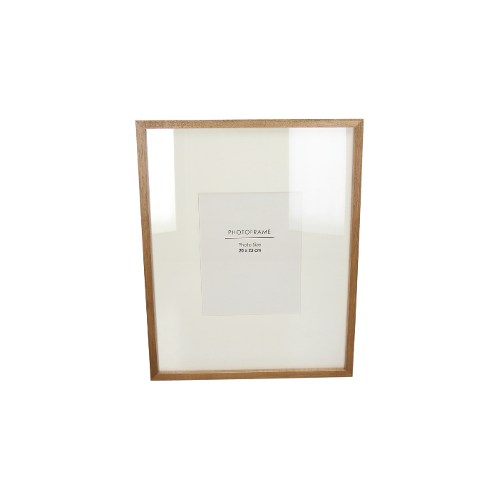 Photo Frame Rubberwood Natural 20x25cm