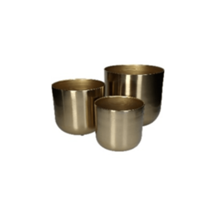 Planter Gold 23x23x23cm