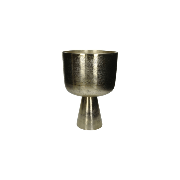Planter Gold 34x24x24cm