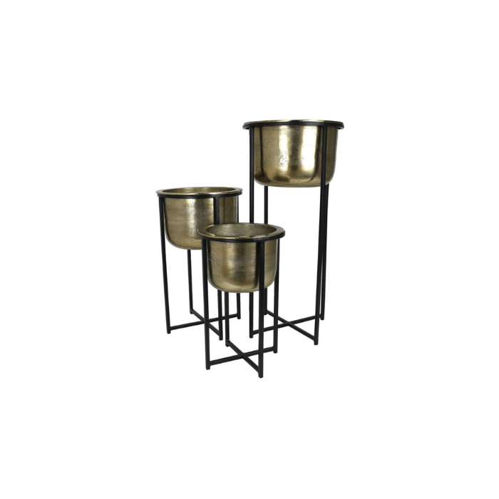 Planter Gold 81x37x37cm