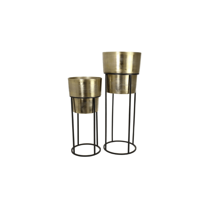 Planter Gold 93x35x35cm