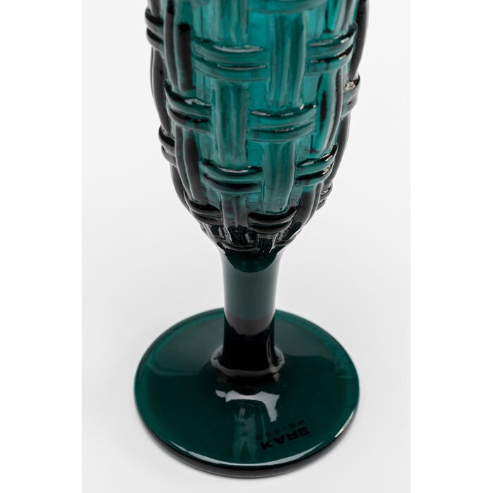 Champagne Glass Tissue Bluegreen 18cm2