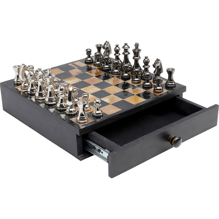 Deco Object Chess Antique 36x33cm4