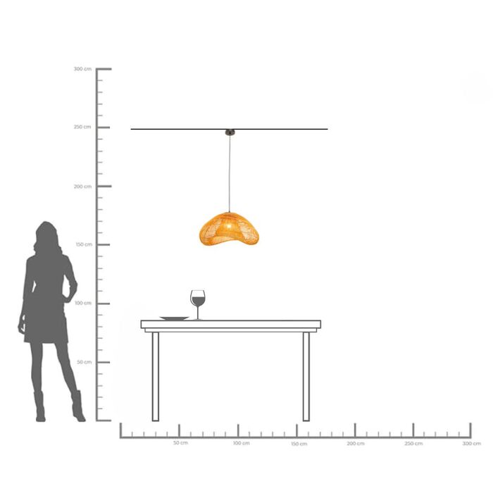 Pendant Lamp Aloha Drop Uno 54cm4